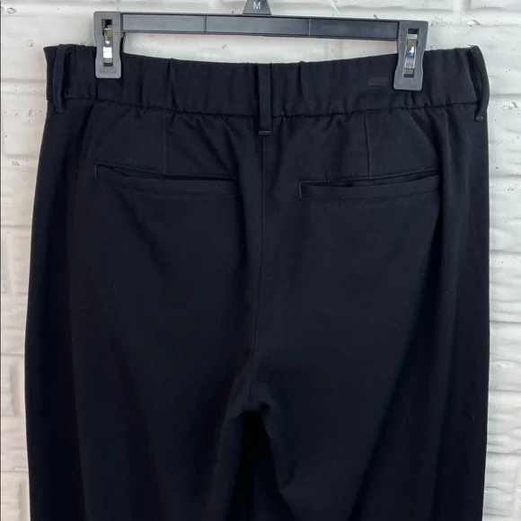 AMERICAN EAGLE WIDE LEG TROUSER WITH STRETCH BLACK HIDDEN CLOSURE SZ 8 Long - Picture 7 of 16